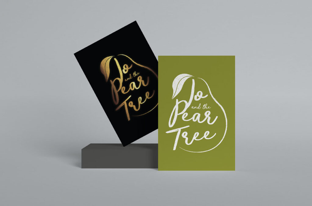 logo vertical jo and the pear tree